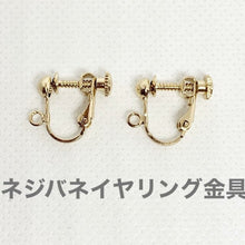 画像をギャラリービューアに読み込む, 不規則 な クリア が 連なる イヤリング    e-132
